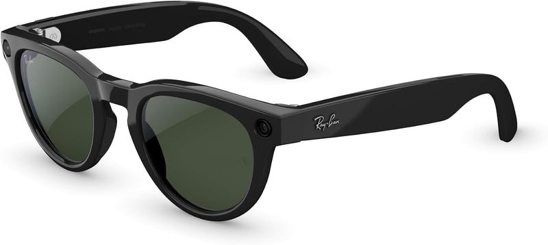 Ray-Ban Meta (Gen 2) Skyler - Shiny Black / Green — Gafas inteligentes IA, cámara 12MP