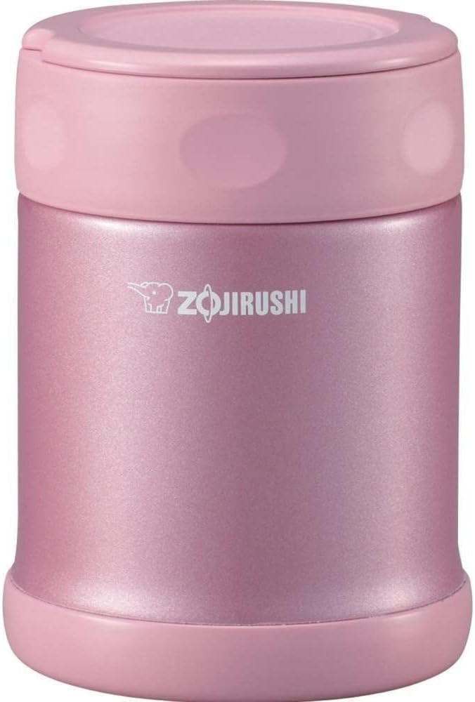 Zojirushi Stainless Steel Food Jar, Small, Pink