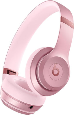 Beats Solo 4 - Rosado Metallic — Audífonos inalámbricos Bluetooth on-ear, hasta 50h
