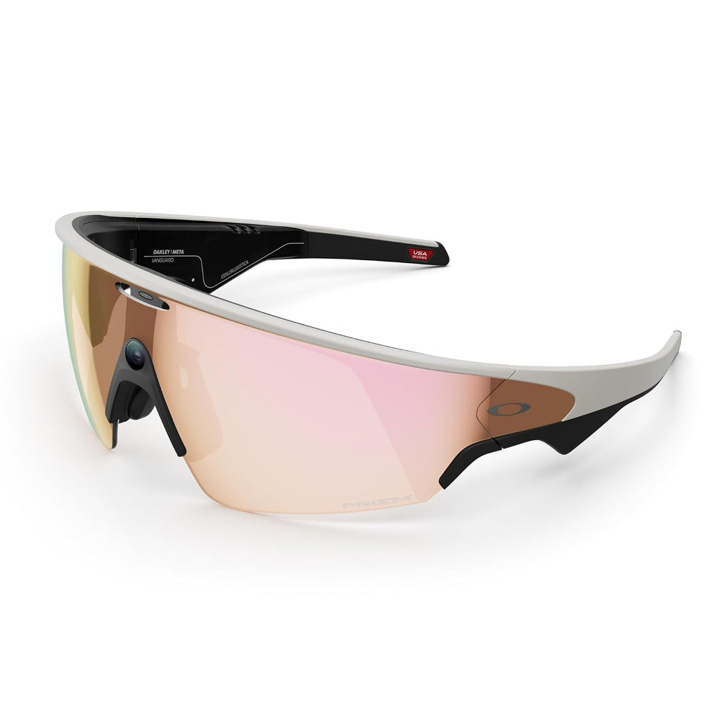 Oakley Meta Vanguard - White · Prizm Rose Gold