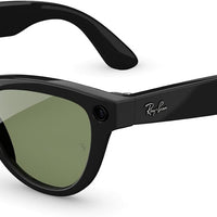 Ray-Ban Meta (Gen 2) Skyler - Shiny Black / Green — Gafas inteligentes IA, cámara 12MP