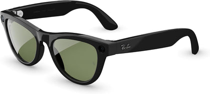 Ray-Ban Meta (Gen 2) Skyler - Shiny Black / Green — Gafas inteligentes IA, cámara 12MP