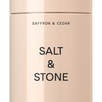 Salt & Stone Aluminum-Free Deodorant for Women & Men Saffron & Cedar 2.6 oz