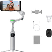 Insta360 Flow 2 Pro - Stone Grey — Estabilizador gimbal para celular con IA