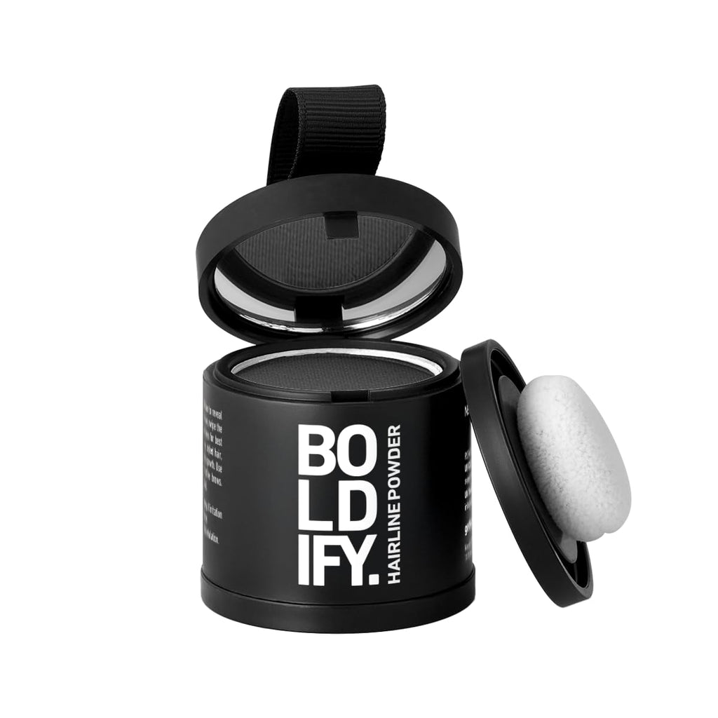 Boldify Hairline Powder, Root Touch Up Hair Color Dark Gray 10g