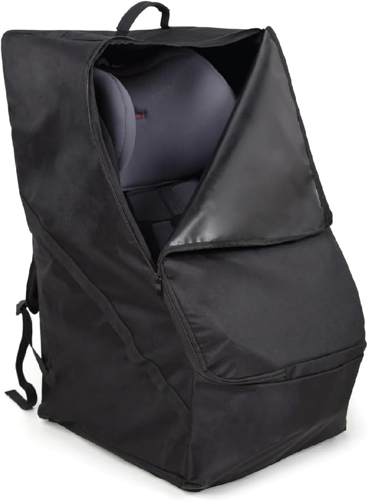 The Peanutshell Carseat Travel Bag for Airplane, Durable Padded Bag Gate Check Easy Carry Airport Car Seat Cover, Fits Most Graco, Evenflo, Toddler, Kids, Infant Baby Travel Essentials for Flying