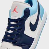 Air Jordan Retro 1 Low Casual Shoes Sail/Blue Chill/Hot Lava/Blue Void