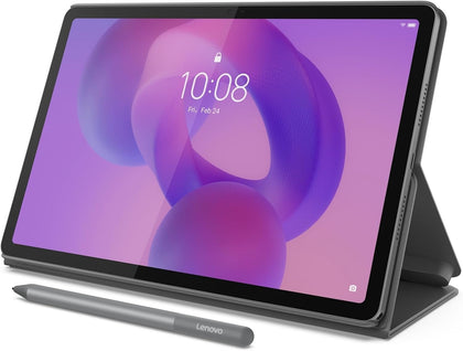 Lenovo Idea Tab - College Tablet - 11″ 2.5K IPS Touchscreen Display - 90Hz - MediaTek Dimensity 6300-4 GB Memory - 128 GB Storage - Integrated Arm Mali-G57 MC2 - Tab Pen and Folio Case