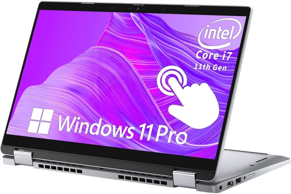 Dell Latitude 5320 2-in-1 13.3" FHD Touchscreen Laptop Computer, Quad Core i7-1185G7, 16GB DDR4 RAM, 256GB SSD, Backlit