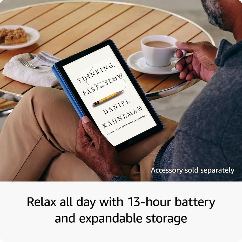 Fire Tablets Amazon Fire HD 10 tablet, built for relaxation, 10.1" vibrant Full HD screen, octa-core processor, 4 GB RAM, 32 GB, Black