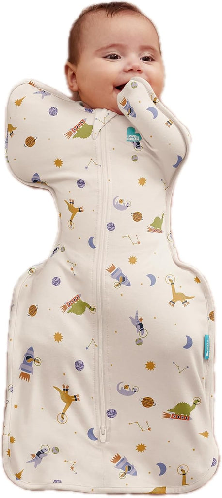 Love to Dream Swaddle Up, Baby Sleep Sack   1.0 TOG, 13-19 lbs, Space Dinos