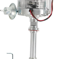 HEI Distributor Clear Cap Compatible with Chevy GM SBC V8 283 305 307 327 350 400 Small Blocks BBC 396 427 454 Big Block 65K Coil 7500 RPM