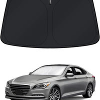 KUST Windshield Sun Shade for Hyundai Genesis 2015-2016 & Genesis G80 2017-2020 Window Accessories Shade Sun Visor Foldable Block UV Rays Keep Car Cooler
