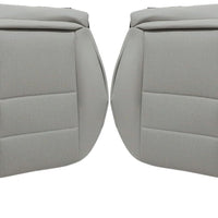 NLQR Driver & Passenger Bottom Replacement Microfiber Leather Seat Cover Gray Compatible with Mercedes Benz C250 C300 C350 2008-2014,Compatible with Mercedes Benz GLK250 GLK280 GLK300 GLK350 2008-2015