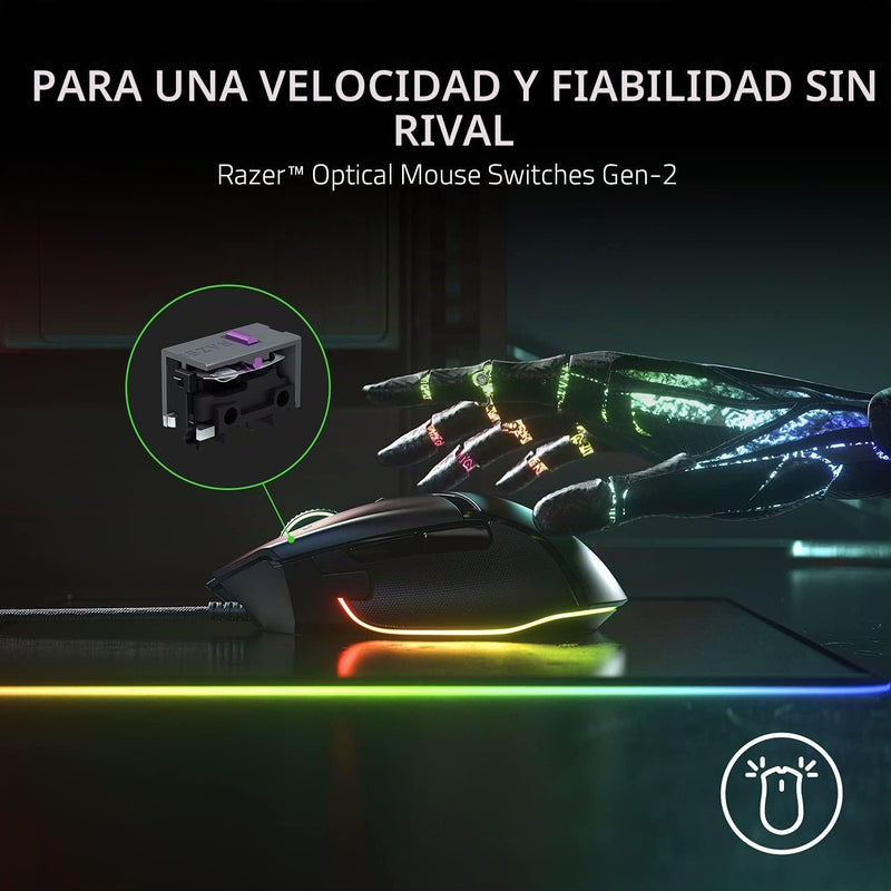 Razer Basilisk V3 Customizable RGB Wired Ergonomic Gaming Mouse, Black
