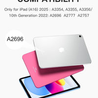 Funda con Teclado Harvopu para iPad 11" (A16) / iPad 10.ª Gen - Blanco