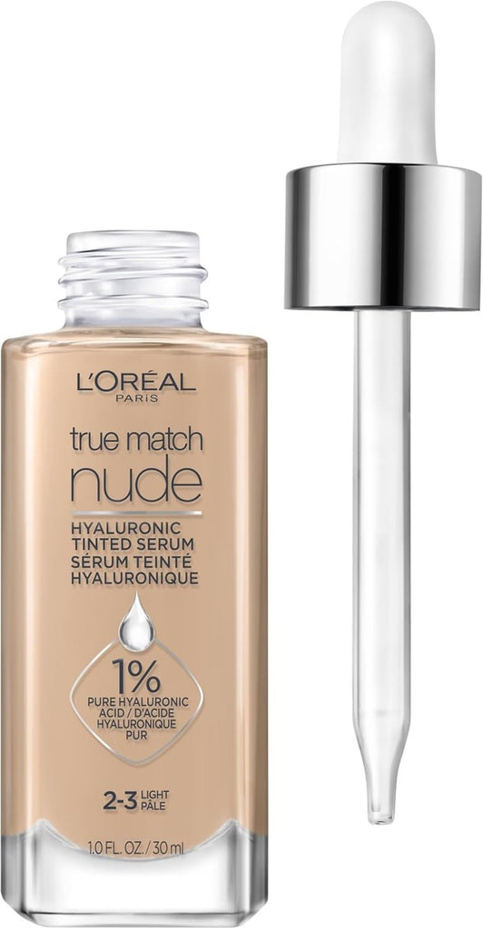 L'Oreal Paris True Match Nude Tinted Serum Foundation, Light 2-3