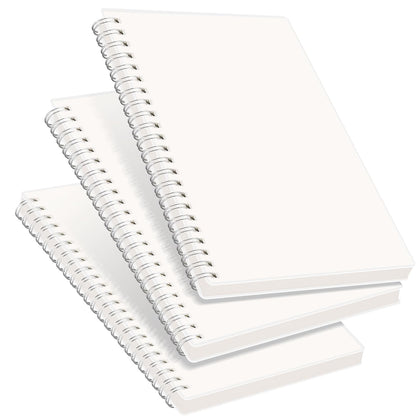 RETTACY Blank Journal Notebook, 160 Pages per Pack, A5 Size (5.7'' × 8.3'')