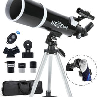 Koolpte Telescope for Adults & Beginner Astronomers - 80mm Aperture 600mm Fully Multi-Coated High Transmission Coatings
