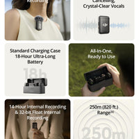 DJI Mic 2 (2 TX + 1 RX + Estuche de carga)