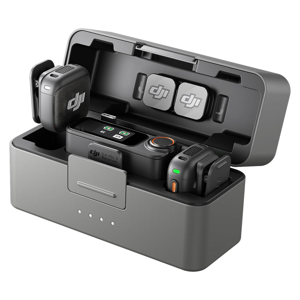 DJI Mic 3 (2 TX + 1 RX + Estuche de carga)