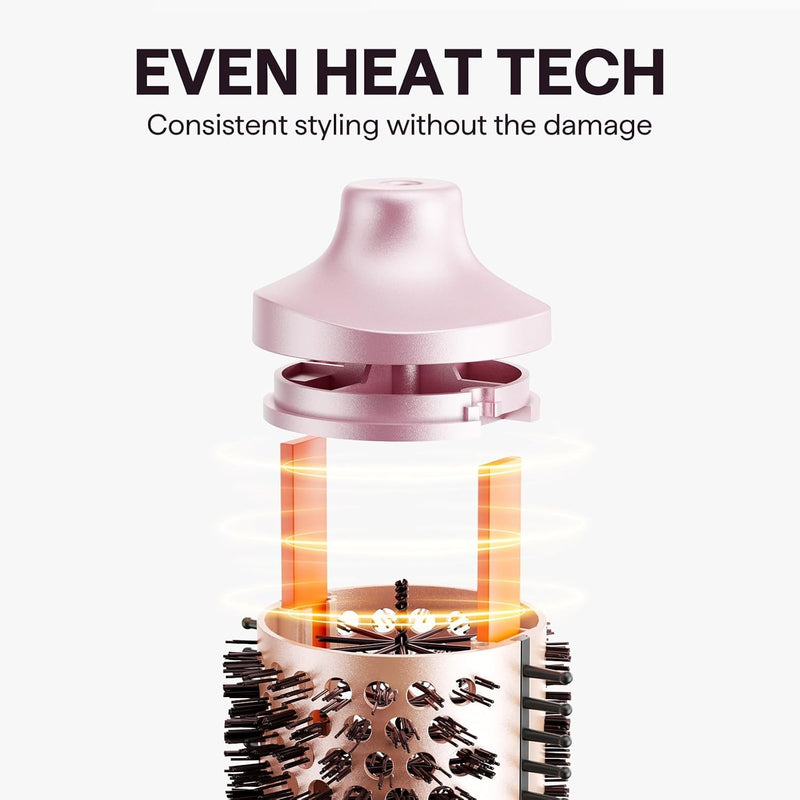 wavytalk Thermal Brush Set Heatwave Pro 3 Size Ionic Heated Round Brush