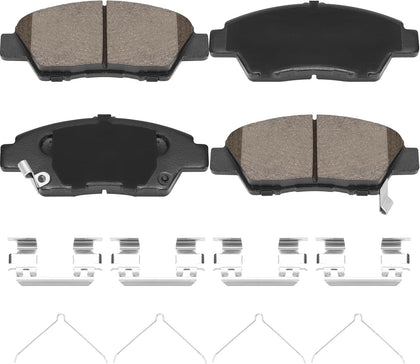 HECHENQICHE D1394 Front Ceramic Brake Pads Kit Fit For Honda CR-Z 2011-2015, For Honda Fit 2009-2020