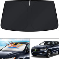 KUST Custom Fit Windshield Sun Shade for 2018-2025 2026 Volvo XC60 Accessories Sunshade Window Sun Visor Protector Foldable Blocks UV Rays Keep Your Car Cooler