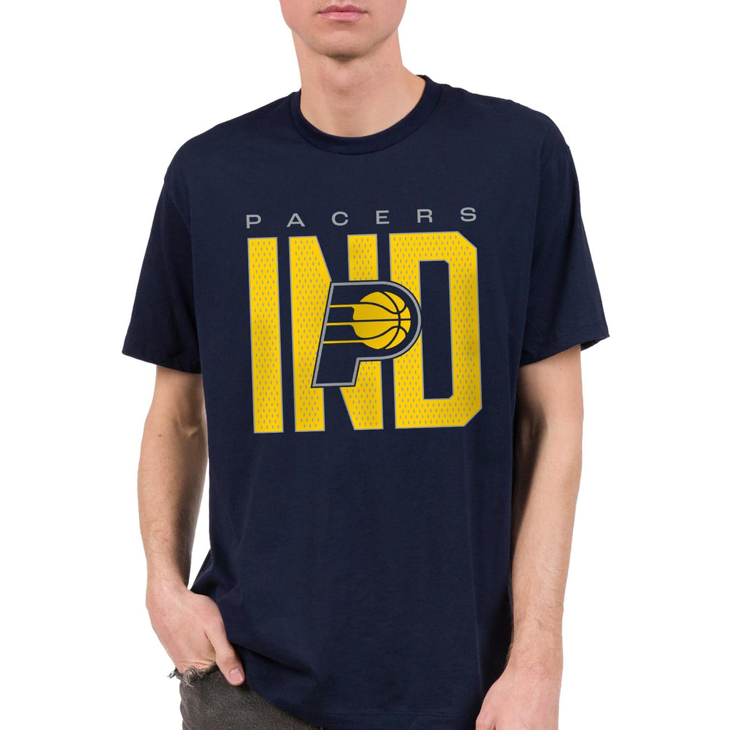 Junk Food NBA - Indiana Pacers City Mesh Adult SS T-Shirt Navy