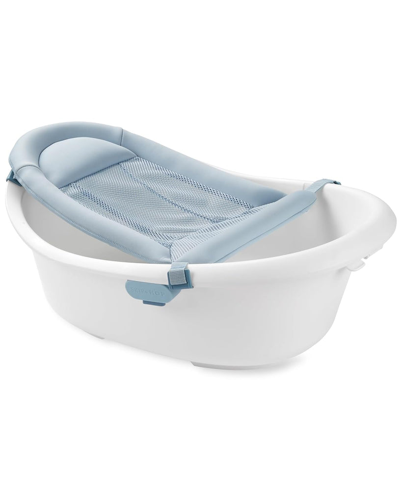 Skip Hop Wave 4 en 1 Grow with Baby Bañera para Bebé con Hamaca y Respaldo