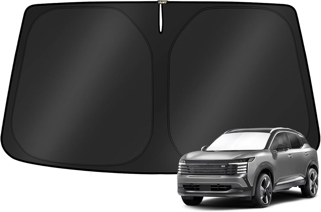 KUST Windshield Sun Shade for Nissan Kicks 2025 2026 Custom Fit Sunshade Accessories Foldable Sun Protector Block UV Rays Keep Car Cooler