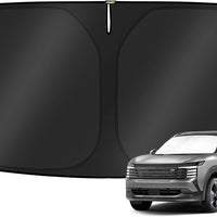 KUST Windshield Sun Shade for Nissan Kicks 2025 2026 Custom Fit Sunshade Accessories Foldable Sun Protector Block UV Rays Keep Car Cooler