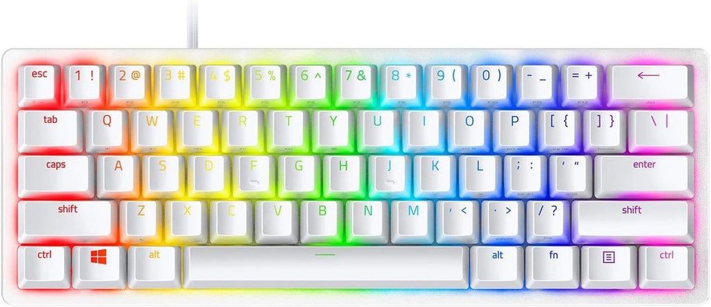 Razer Huntsman Mini 60% Gaming Keyboard, Linear Optical Switches, White