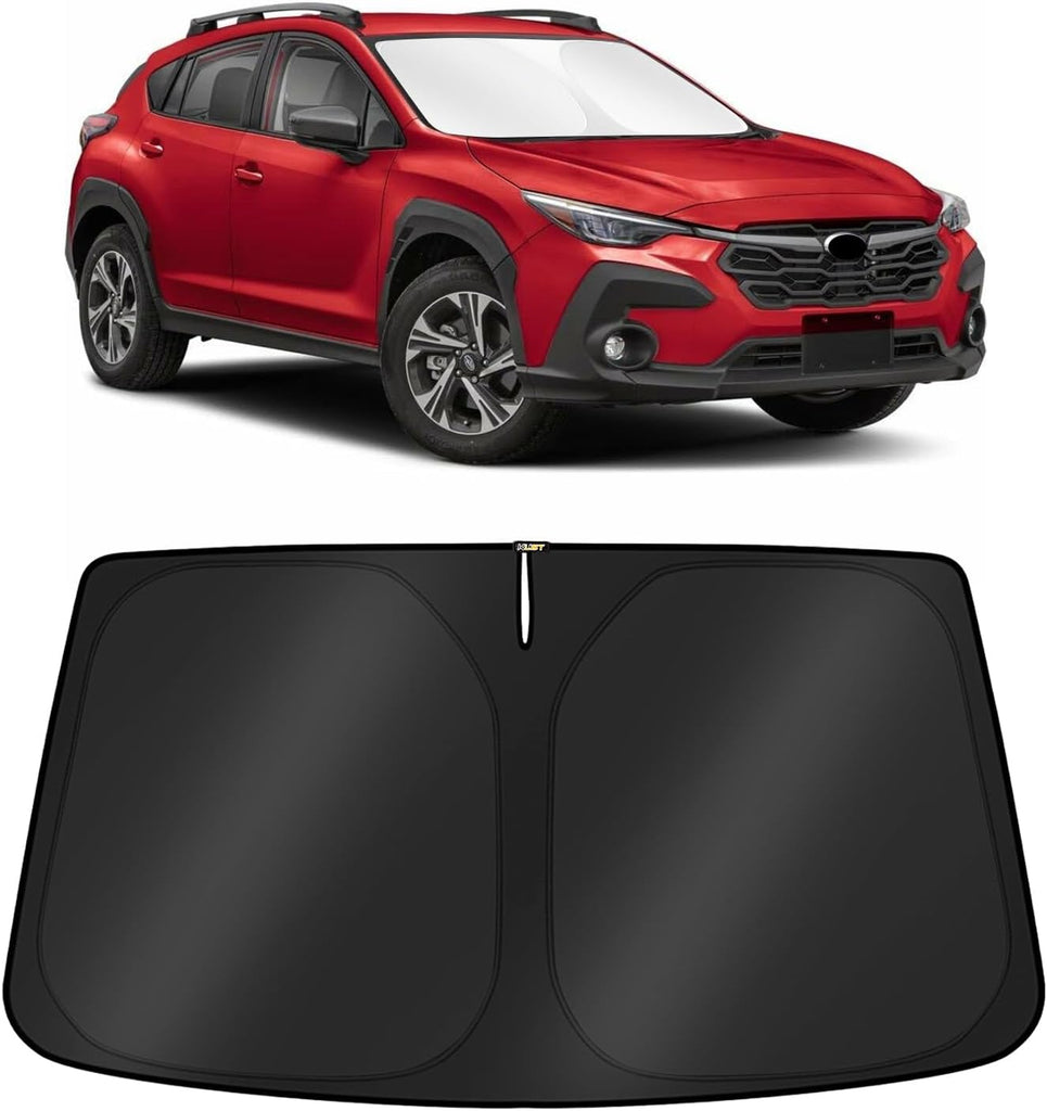 KUST Windshield Sun Shade for Subaru Crosstrek Wagon 2026 2025 2024 2023 2022 2021 2020 2019 2018 Window Accessories Sunshade Sun Protector Foldable Block UV Rays Keep Car Cooler