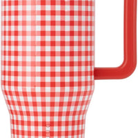 HydroJug Traveler 32oz, Insulated Tumbler with Handle & Straw, Summer Picnic
