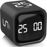 Timer Pomodoro Rotativo OORAII 5/25/10/50 min - Negro