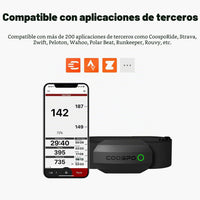 COOSPO Bluetooth Heart Rate Monitor Chest Strap H808S, ANT+ BLE HR Monitor Chest, HRM IP67