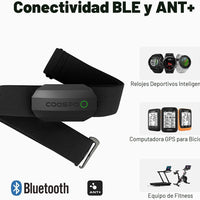 COOSPO Bluetooth Heart Rate Monitor Chest Strap H808S, ANT+ BLE HR Monitor Chest, HRM IP67