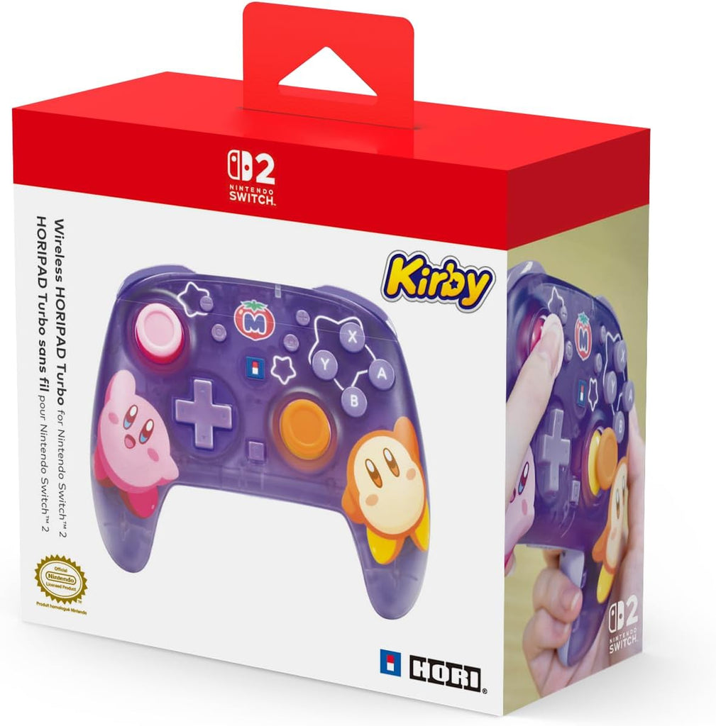 HORIPAD Turbo Inalámbrico para Nintendo Switch 2 - Kirby & Waddle Dee