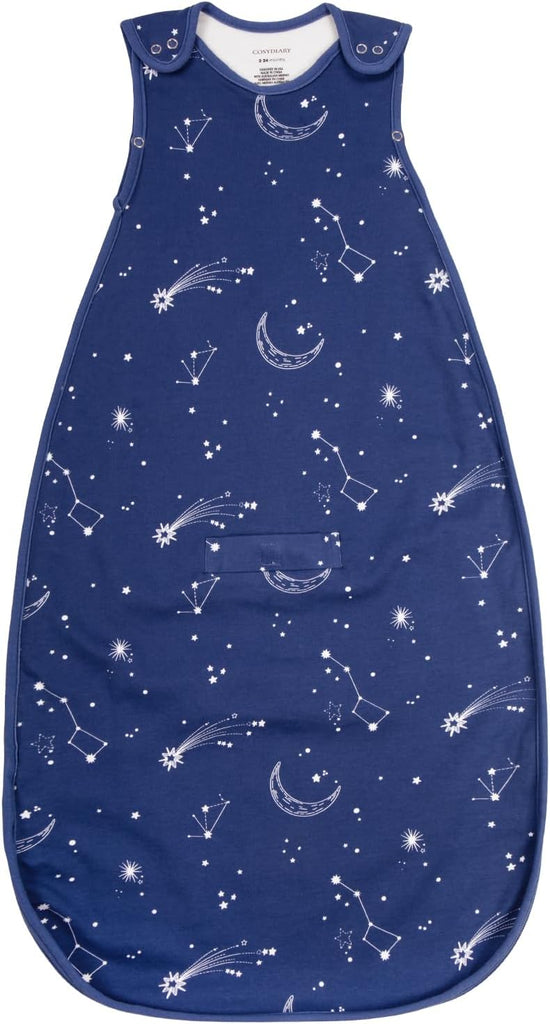 CosyDiary Merino Wool & Cotton Sleep Sack for 2-4t 2-Way Zipper Adjustable Universal Size Baby Sleeping Bag for Toddler