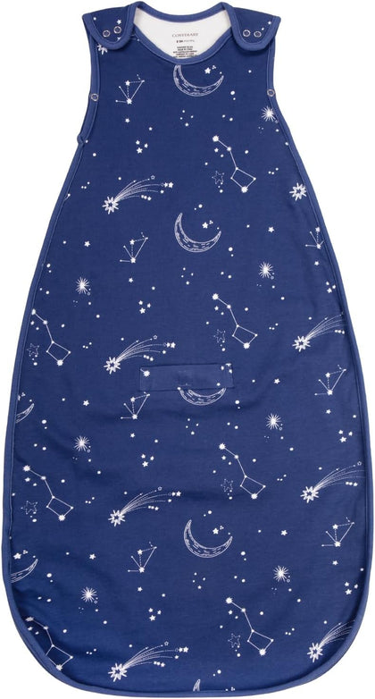 CosyDiary Merino Wool & Cotton Sleep Sack for 2-4t 2-Way Zipper Adjustable Universal Size Baby Sleeping Bag for Toddler