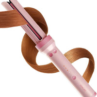 FORLIFA Automatic Curling Iron 1 inch, Rotating Curling Iron with Cool Airflow Styler, Pro Hypercurve 3 in 1 Automatic Hair Curler Beach Waves Curling Wand Anti-Scald, 1.1 Billion Ionic, Dual Voltage