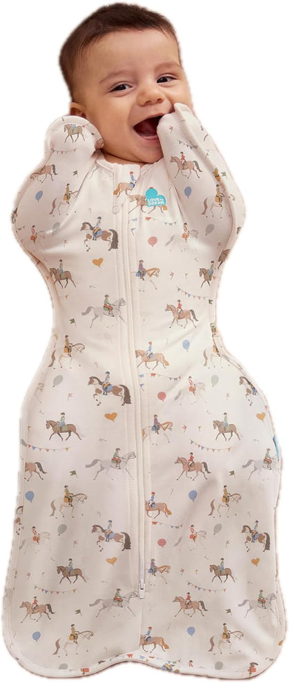Love to Dream Swaddle Up Baby Sleep Sack | 1.0 TOG, 8-13lbs, Horse