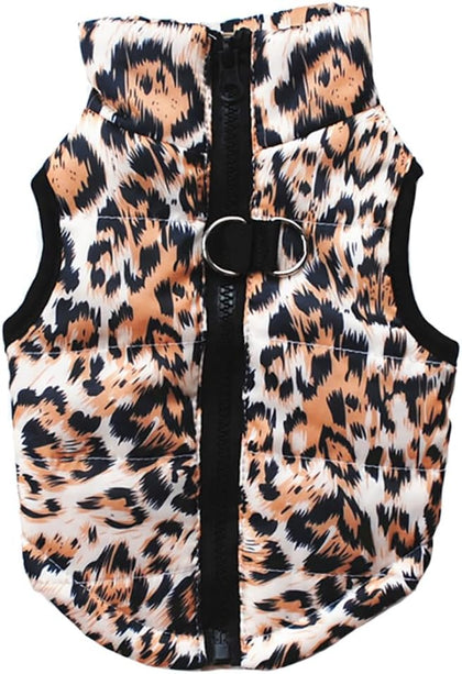 MaruPet Winter Waterproof Windproof Dog Vest Coat Warm Vest for Cold Weather Jacket for Small Medium Dogs (Not Suitable