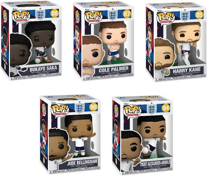 Funko Pop! Football England 2026 World Cup Series 1 Vinyl Figures, Set of 5