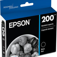 EPSON 200 DURABrite Ultra Ink Standard Capacity Black Cartridge (T200120-S) Works with WorkForce WF-2520, 2530, 2540, Expression XP-200, 300, 310, 400, 410