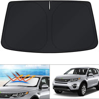 KUST Windshield Sun Shade for Land Rover Discovery Sport 2014-2019 Accessories Custom Fit Sunshade Foldable Window Sun Visor Protector Blocks UV Rays Keep Your Car Cooler
