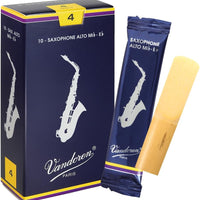 Vandoren SR214 Alto Sax Traditional Reeds Strength 4; Box of 10