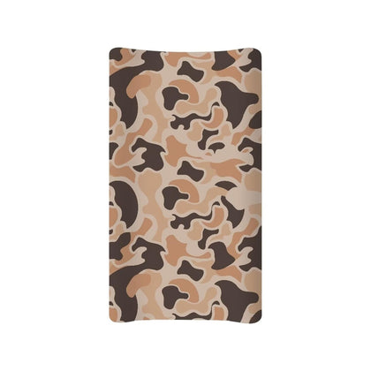 HUISEFOR Camo Hunting Duck Diaper Change Table Covers for Girls Diaper Changing Pad Cover for Baby Easy to Install Changing Mat Cover