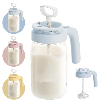 Papablic Jarra Mezcladora de Leche Materna y Fórmula Azul